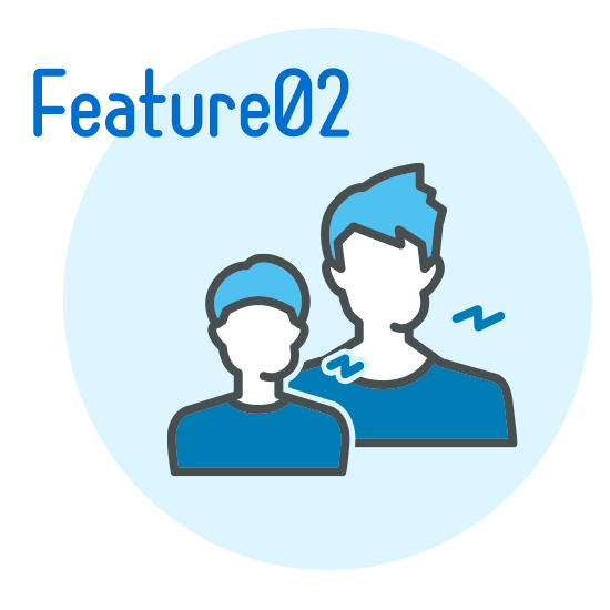 ②小さいお子様を連れてのご来院もOK