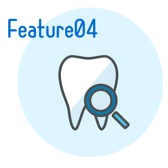 ④処置も丁寧な作業を心がけます